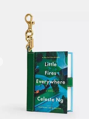 COACH Little Fires Everywhere By Celeste Ng Book Bag Charm